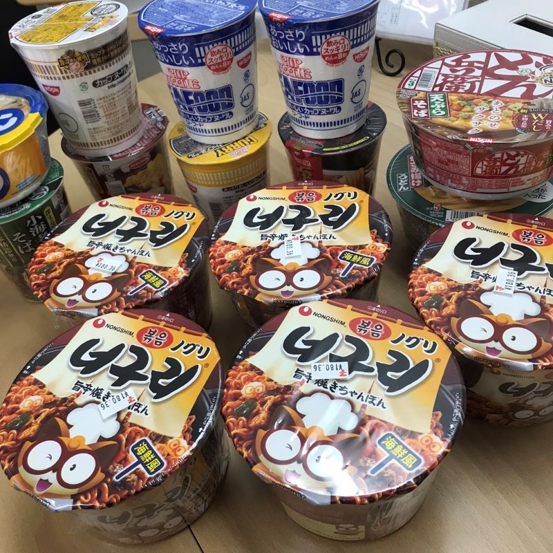 カップラーメン大量入荷🍜