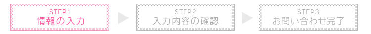 step1　情報の入力