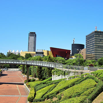 勝山公園、あさの汐風公園など自然もたくさん