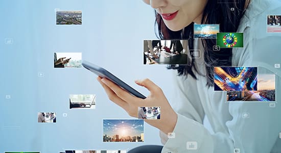 動画コンテンツを見ながら学べる