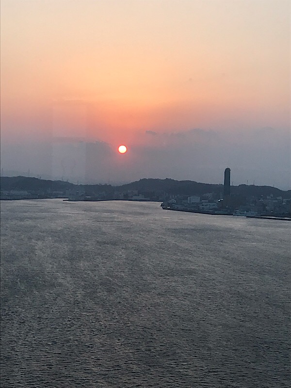 夕日がきれい