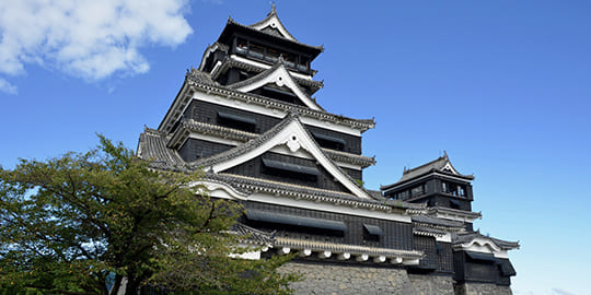 熊本城も徒歩圏内！熊本の歴史も感じられる