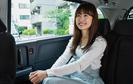 無料で車でお家までお送りします