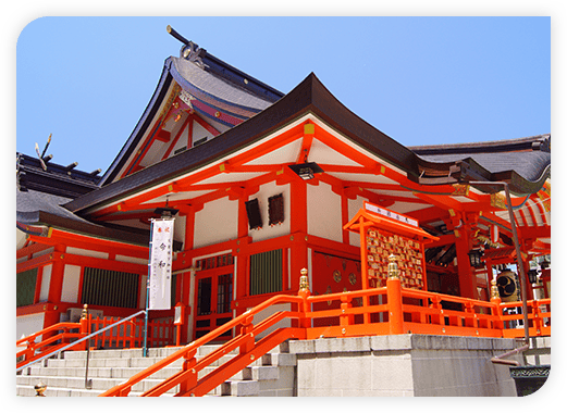 花園神社にチャットレディ繁盛のお参りに
