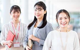 女性スタッフの手厚いサポート