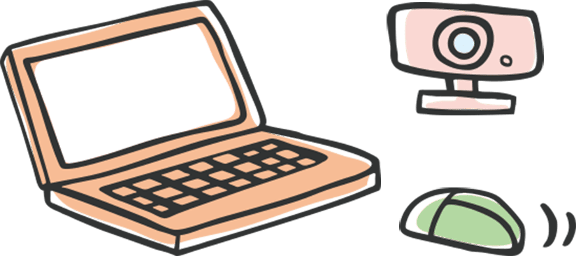パソコン、カメラ