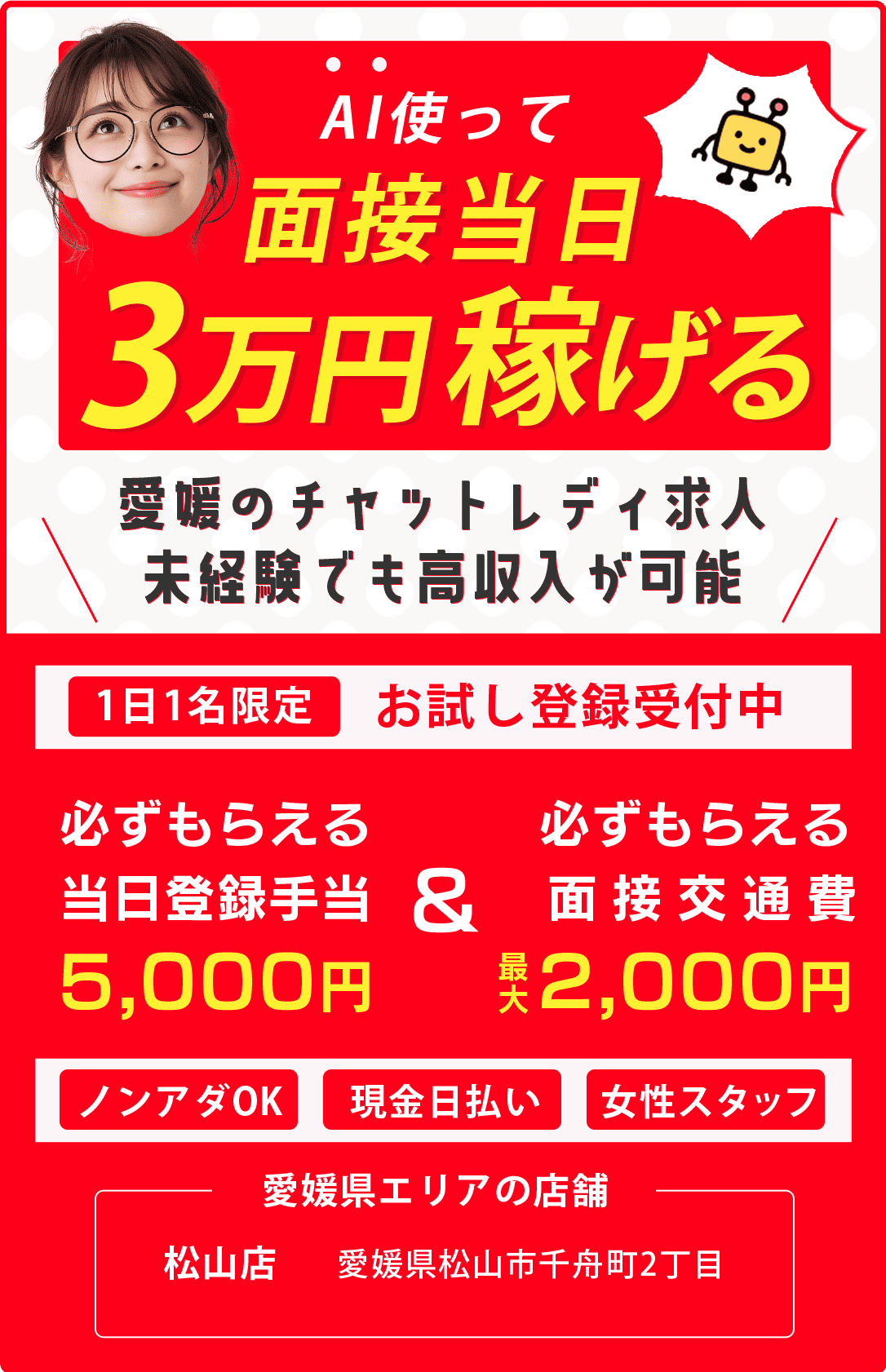 ai使って面接当日3万円稼ぐ