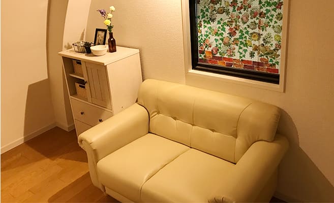 落ち着いたエリア