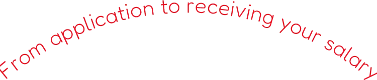 From application to receiving your salary