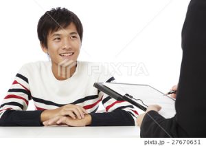 ライブチャットにおける面接