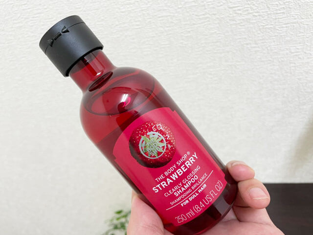 いちごのシャンプーあります。