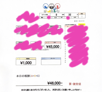 待機地獄、、、ホントに地獄？ヤバい『給与明細』公開！第2弾