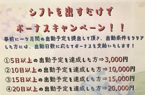 シフトの決め方♪