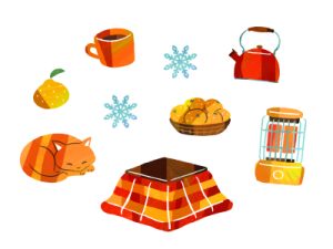 お部屋にこたつを置いてみました✨