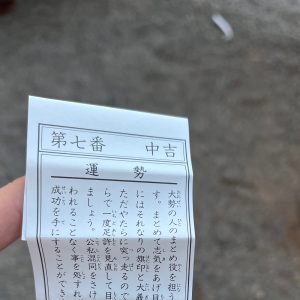 今年のおみくじの結果は！！！