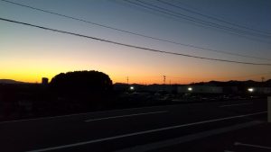 雨続きですが綺麗な夕日を見れたので明日もハッピー！！