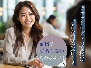 チャットレディの面接はどんな服装で行く？面接で失敗しないためのコツ！