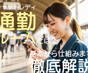 チャットレディ通勤ルームとは？基本から仕組みまで徹底解説