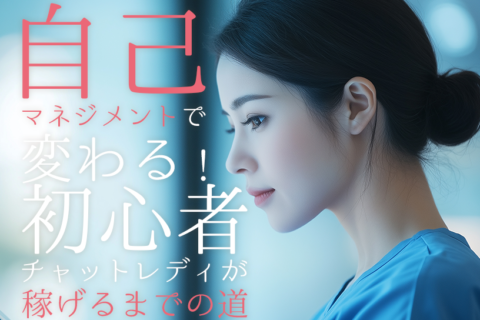 自己マネジメントで変わる！初心者チャットレディが稼げるまでの道