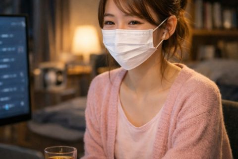プライバシーを守りながら配信😷