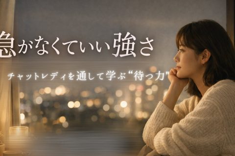 待つことにも価値がある。