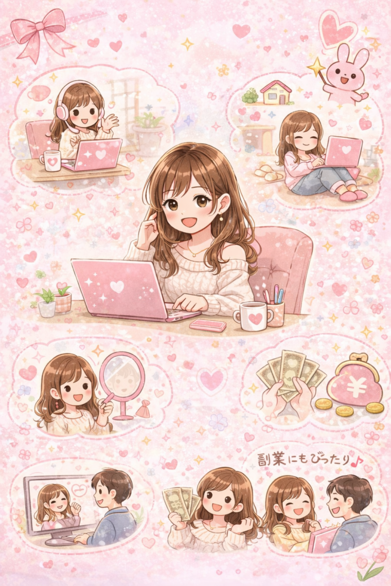 チャットレディのお仕事のメリット✨ 画像1