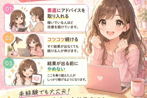 稼げる人の共通点｜未経験でも稼げる理由 アイキャッチ画像