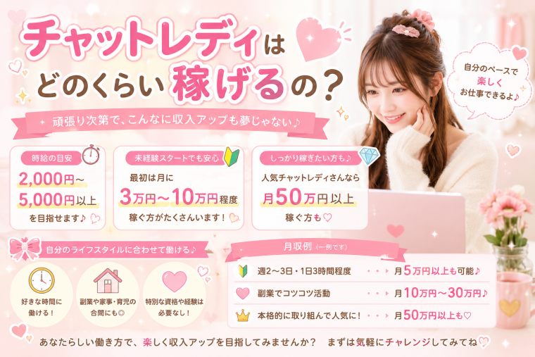 チャットレディはどのくらい稼げるの？💗 画像1
